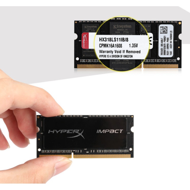 KINGSTON 8GB 1600MHZ DDR3 1.35V HX318LS11IB/8 Notebook Ram