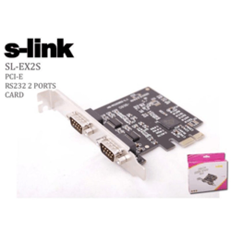 S-LINK SL-EX2S PCI EXPRESS RS-232 2 PORT SERİ