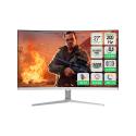 GAMEPOWER 27'' VİVDID T50 27¨ 1500R Curved RGB Beyaz 200Hz 0.5ms FHD 2x2W Speaker VA Gaming Monitör (Sıfır Ölü Piksel 