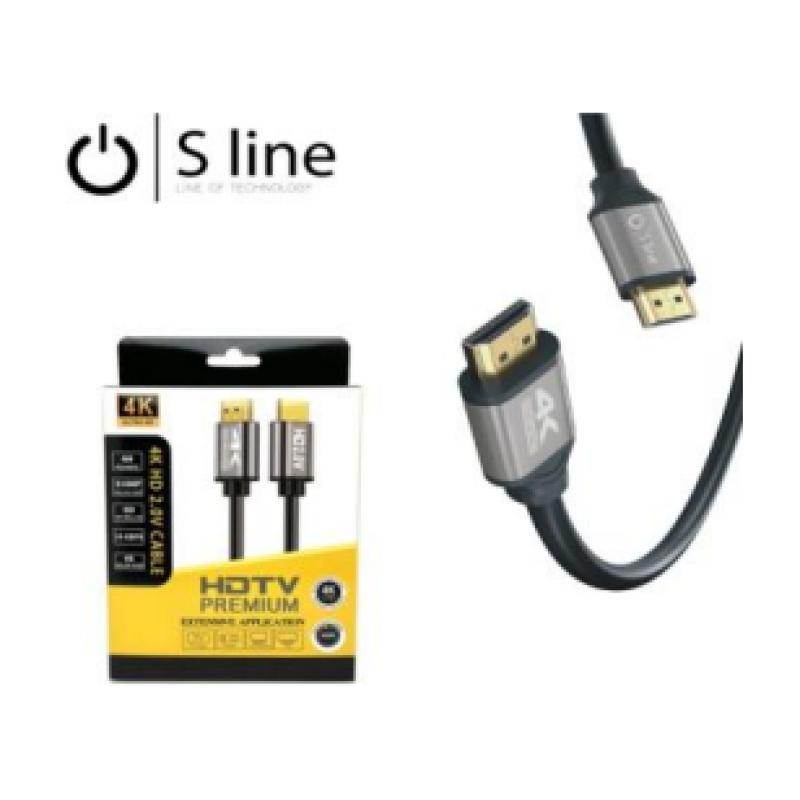  S-Line 1.5 Metre 4K HDMI Kablo ErkekErkek 1.5MT FK-0501-4K