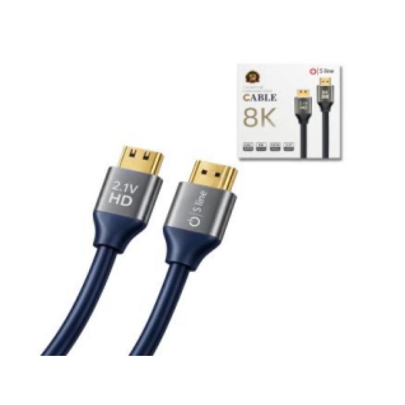  S-Line 3 Metre 8K HDMI Kablo Erkek-Erkek Koli 3MT FK0503-8K