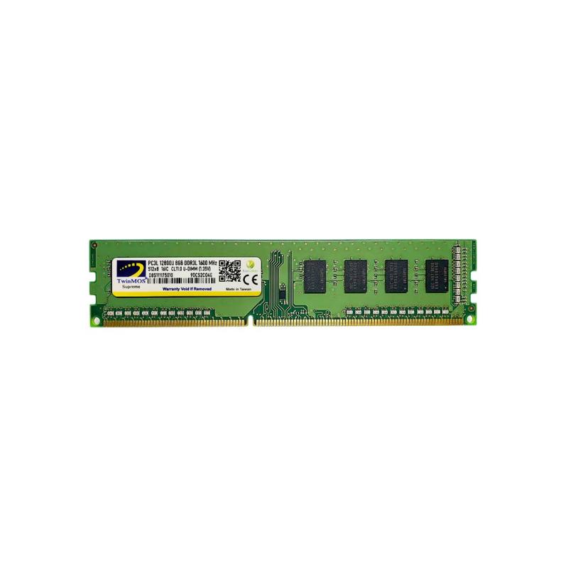TWINMOS 8GB 1600MHZ DDR3 PC RAM MDD3L8GB1600D