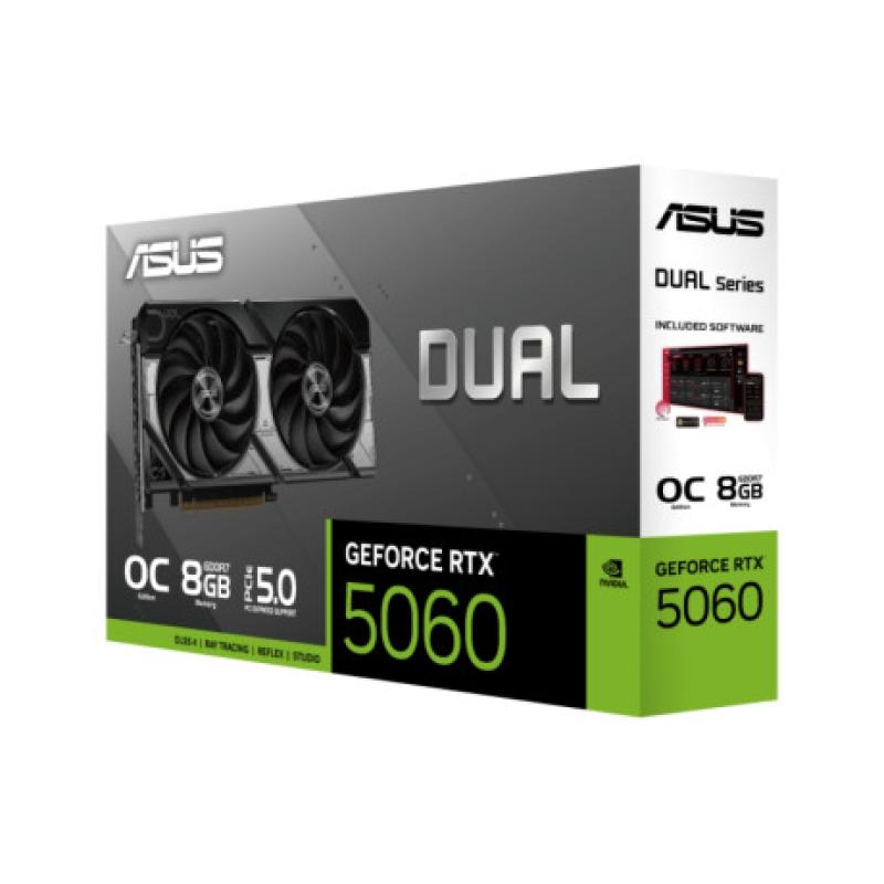 ASUS DUAL-RTX5060-O8G OC 8GB GDDR7 128Bit HDMI 3xDP Ekran Kartı