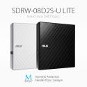 ASUS SDRW-08D2S-U Lite USB DVDRW BEYAZ EXTERNAL 8x Harici DVD YAZICI
