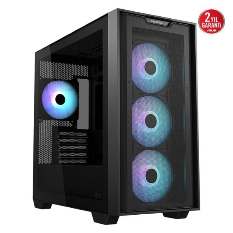 ASUS TUF GAMING A21 PLUS 4XRGB FANLI Mid-Tower ATX PC Kasası 