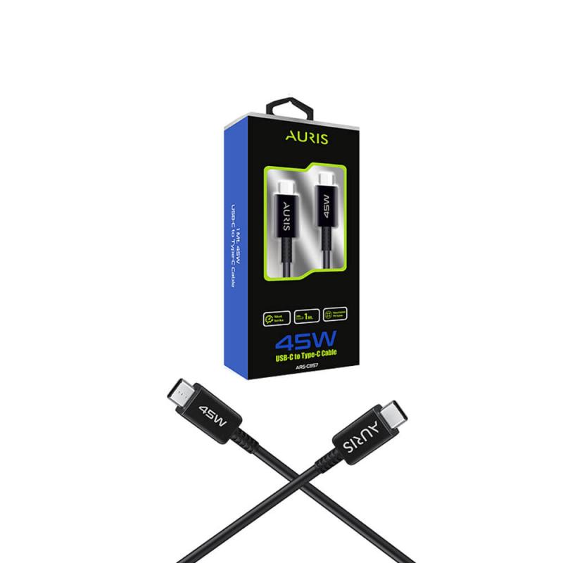 AURİS 45W TYPE-C to TYPE-C KABLO CB57 1MT CB-57