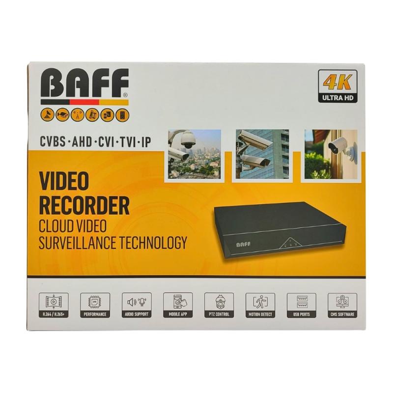 BAFF DVR-5104 4 KANAL KAYIT CİHAZI 5 MP AHD XME