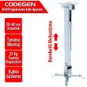 CODEGEN (H30)TELESKOPIK 30-60CM PROJEKSIYON TAVAN ASKI APARATI