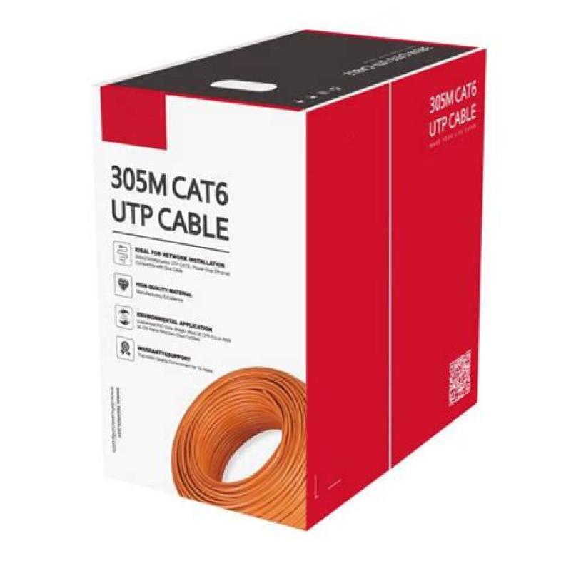 DAHUA DH-PFM9201-6UN-C UTP CAT6 KABLO 305 METRE   %100BAKIR  TURUNCU RENK