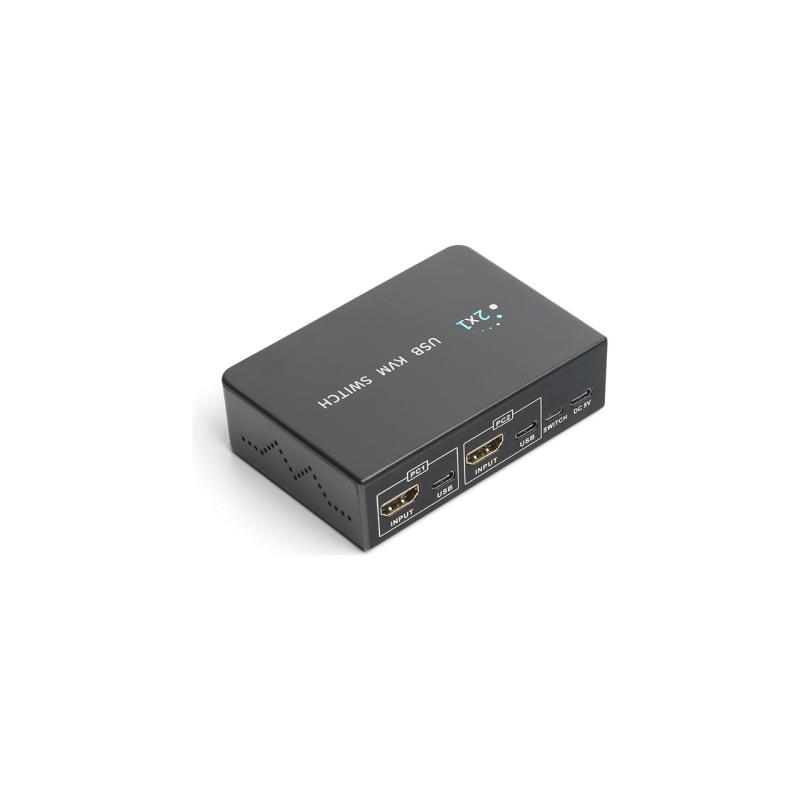 DARK DK-AC-KVMHD01) 2xHDMI 4xUSB KVM SWITCH 4K 30Hz
