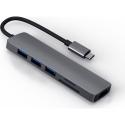 Daytona Airsky Hc-13 Type-C To 3*usb 3.0 4K Ultra Hd HDMI Sd Tf Kart Girişli 6ın1 Çevirici Hub Adaptör