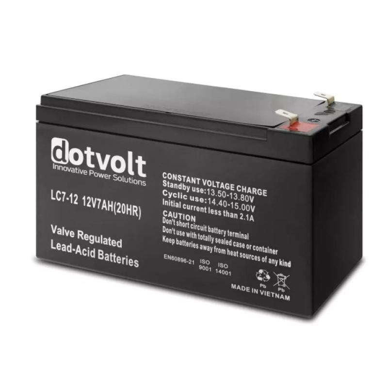 Dotvolt LC7-12 12V 7AH 20RH UPS Tip Akü 