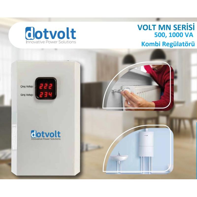DOTVOLT METAL 500VA VOLTAJ REGULATÖRÜ VOLTAJ DUZENLEYICI GERİLİM DÜZENLEYICI KOMBİ,KLİMA UPS 130-250 VAC ARASI GENİŞ VOL