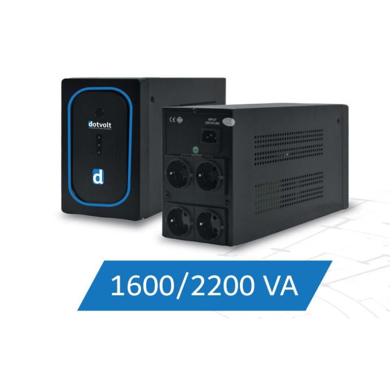 DOTVOLT VOLT LN PLUS 2200VA Line Interacrive UPS 5/15 Dk 2x9Ah UPS-LN-0013