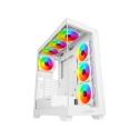 Rampage HYDRA V3 WHITE 750W 80+ BRONZE Beyaz 7*12cm RGB Fan ATX Mid-T Oyuncu Kasası