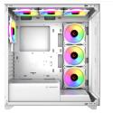 Rampage HYDRA V3 WHITE 750W 80+ BRONZE Beyaz 7*12cm RGB Fan ATX Mid-T Oyuncu Kasası