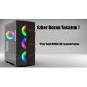EMPOUSA EMG-17XN 750W 80 PLUS  4X120MM FAN RGB + Gaming ATX KUMAND VAR