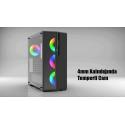 EMPOUSA EMG-17XN 750W 80 PLUS  4X120MM FAN RGB + Gaming ATX KUMAND VAR