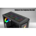 EMPOUSA EMG-17XN 750W 80 PLUS  4X120MM FAN RGB + Gaming ATX KUMAND VAR