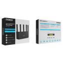 EVEREST EWR-X3000-V1 AX3000Mbps DualBand 5*6dBi Anten WISP+AP+Repeater Destekli Kablosuz Wifi Routr 4POR FUL GIGABI 1000
