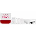 FONRI 2G Kablosuz Alarm Seti Kablosuz Hırsız Alarm Sistemi SİREN+MANYETİK KONTAK+PIR+ANA PANEL+KUMANDA