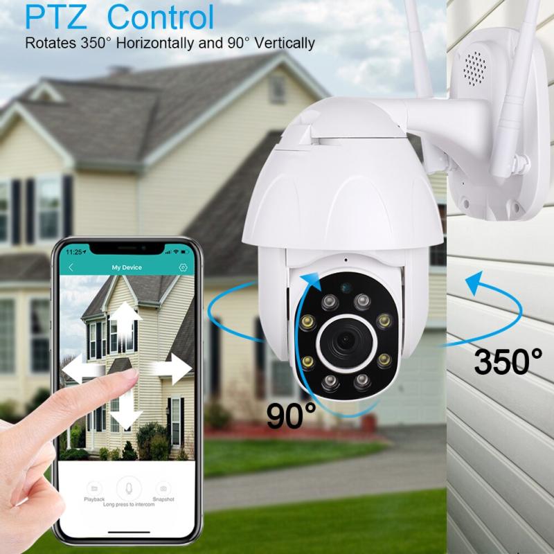 Fonri Iç Dış Ortam Kablosuz 2MP PTZ Kamera Onvif TV-9825A-2MP IP kamera SES ALMA VERME  Mobil Wi-Fi BEBEK WİFİ KAMERA