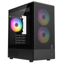 FRISBY FC-8975B 550W 3x120mm RGB FAN MID TOWER mATX GAMING KASA