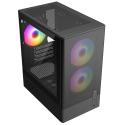 FRISBY FC-8975B 550W 3x120mm RGB FAN MID TOWER mATX GAMING KASA
