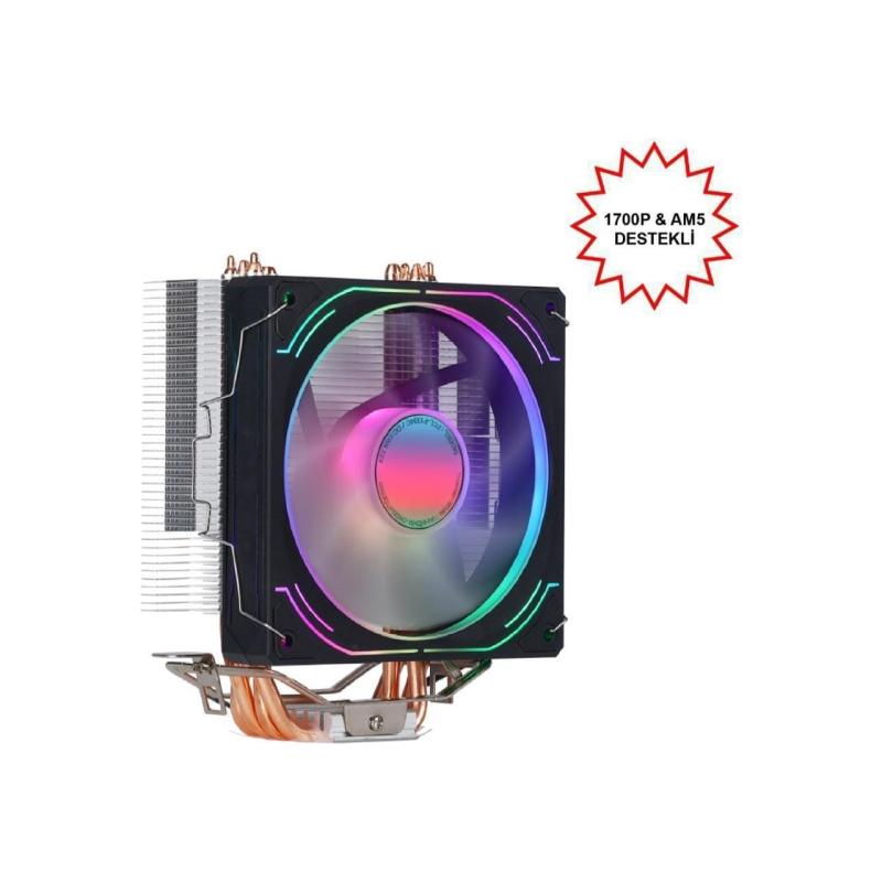 FRISBY FCL-F1334C INTEL 1366/115X/1200/1700-AMD AM2/AM2+/AM3/AM4/AM5 CPU FANI KULE