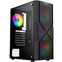 GAMEBOOSTER GB-PW908B 500W USB 3.0, ATX Mesh, Fixed 4xRGB Fan, Siyah Kasa