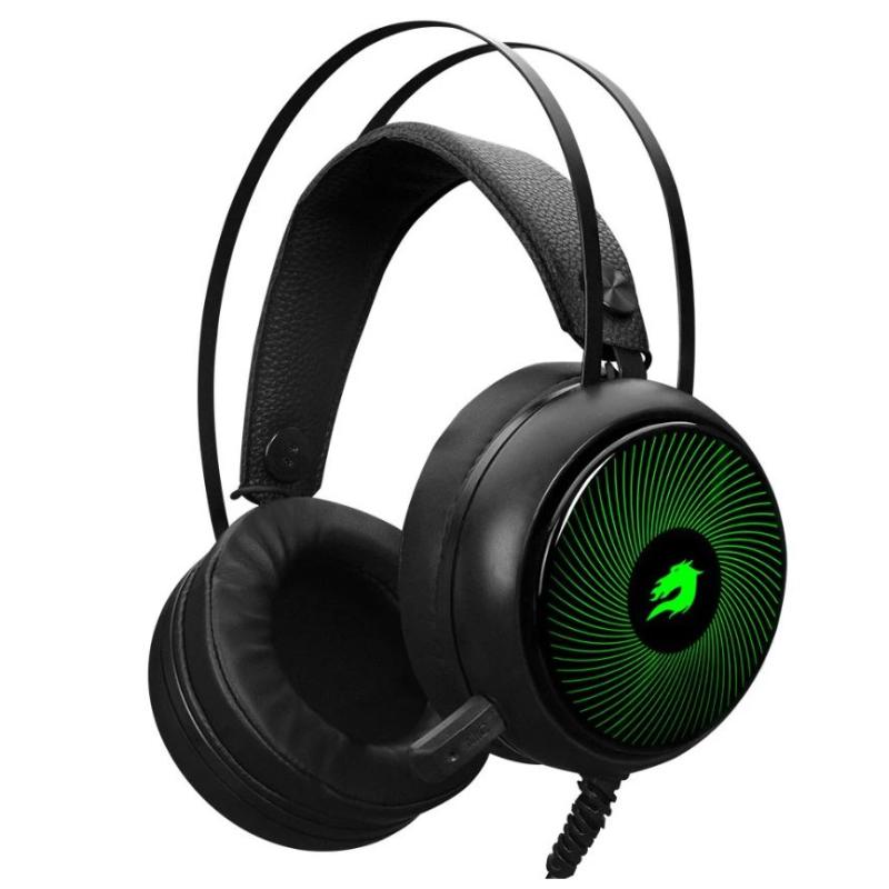 GameBooster H12 Rebel 7 Renk RGB Aydınlatmalı Kısa Mikrofonlu Siyah oyuncu kulaklığı