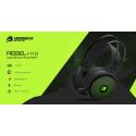 GameBooster H12 Rebel 7 Renk RGB Aydınlatmalı Kısa Mikrofonlu Siyah oyuncu kulaklığı