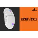 GAMEBOOSTER M11 Dire RGB Aydınlatmalı Beyaz Profesyonel Gaming Mouse