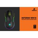 GameBooster M18 Inferno 2.4ghz Kablosuz RGB Aydınlatmalı Siyah Profesyonel Gaming Mouse