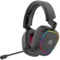 GameBooster WBH23B Nemesis PRO RGB Wireless 2.4G+BT Siyah Oyuncu Kulaklığı 