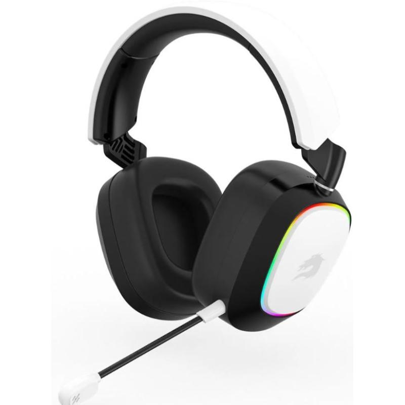 GameBooster WBH23W Nemesis PRO RGB Wireless 2.4G+BT Beyaz Oyuncu Kulaklığı