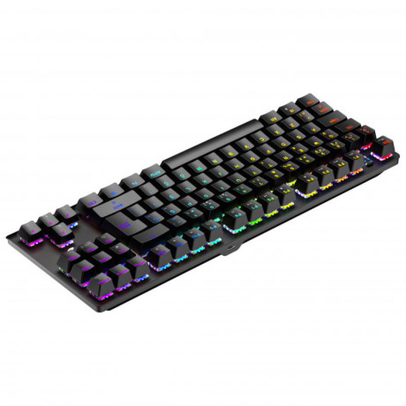 GAMEPOWER EVA 7 BLUE SWITCH 88 MEKANİK KLAVYE RGB - Kablolu, 2.4Ghz, Bluetooth 3 Mod