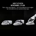 GAMEPOWER RADUS Beyaz 12.000DPI Triple Mode (Kablolu/Bluetooth/2.4G) Gaming Mouse