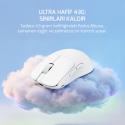 GAMEPOWER RADUS Beyaz 12.000DPI Triple Mode (Kablolu/Bluetooth/2.4G) Gaming Mouse
