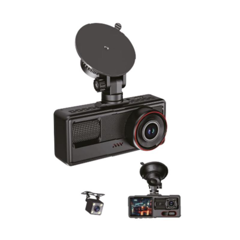 INOX-X604 WİFİ 3 KAMERALI ARAÇ DASHCAM  3 (Ön + İç + Arka) 1.FUL   2. 720     3 . 480 