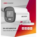 HIKVISION DS-2CE10DF0T-PF 2MP 2.8MM COLORVU 20MT HD-TVI PLASTIK KASA IR BULLET KAMERA