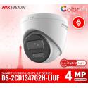 HIKVISION DS-2CD1347G2H-LIUF 4MP 2.8MM 30MT COLORVU SMART HYBRID LIGHT ACUSENSE DAHİLİ MİKROFON IP DOME KAMERA
