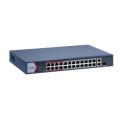 HIKVISION DS-3E1326P-EI/M 24 PORT 230W FULL PoE 10/100 2X-UPLINK Yönetilebilir Switch RackMount 24+2+1sfp