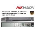 Hikvision iDS-7204HQHI-M1/S Full HD 4 Kanal DVR Kayıt Cihazı 4MP