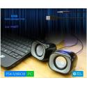 HP DHS-2111 6W Siyah Multimedia 1+1 Speaker
