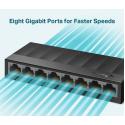 TP-Link LS1008G  8-Port 10/100/1000Mbps GİGABİT PLASTİK KASA YÖNETİLEMEZ SWITCH