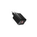 HYTECH HY-XEG45 Type USB-C 45W PD + 18W USB QC 3.0 GAN Siyah Hızlı Ev Şarj Adaptörü