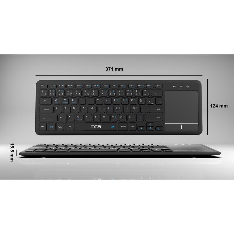 INCA IBK-568BT Dual Mod Bluetooth + 2.4g Touch Pad Smart Keyboard KLAVYE