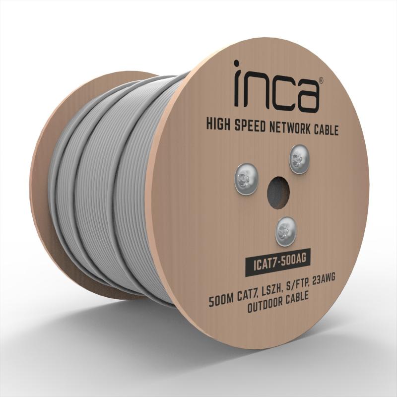 INCA ICAT7-500AG S/FTP1 23 AWG CAT7-Kabel 500M FUL BAKIR 