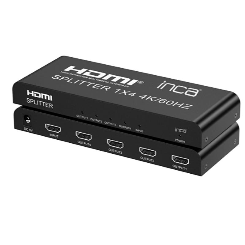 INCA IHSK-460 HDMI Splitter 1 in 4Out 4K 60Hz Switch 4 LÜ HDMI ÇOKLAYICI